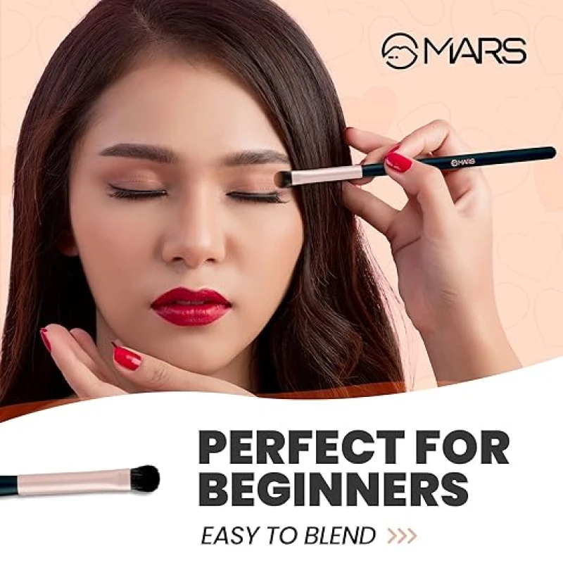 MARS 12 Shades Back to Basics Eyeshadow Palette with Free Applicator | Matte | Shimmer | Beginner Friendly & Long Lasting Eye Shadow Palette (14.4 gm) (Shade-02) thumbnail 4
